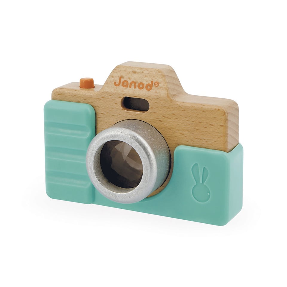 Janod Foto Camera Met Geluid Groen 14 Cm 1+