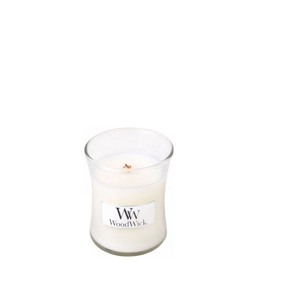 Woodwick Linen Kaars Mini