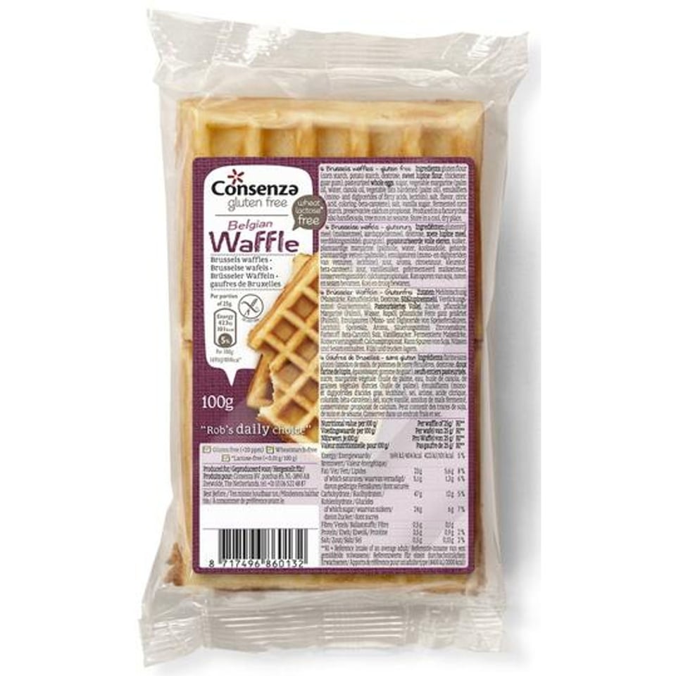 Consenza Brusselse Wafel 100GR