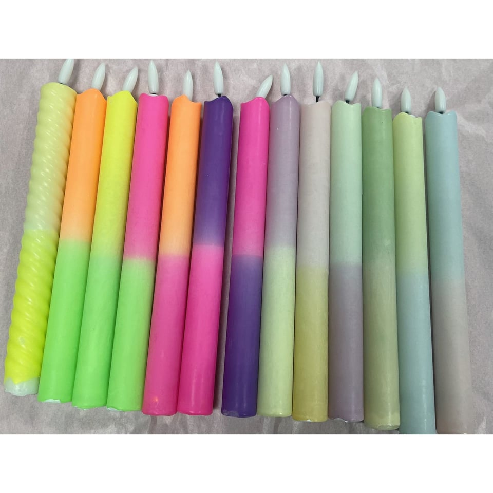 Led Dip Dye Kaars