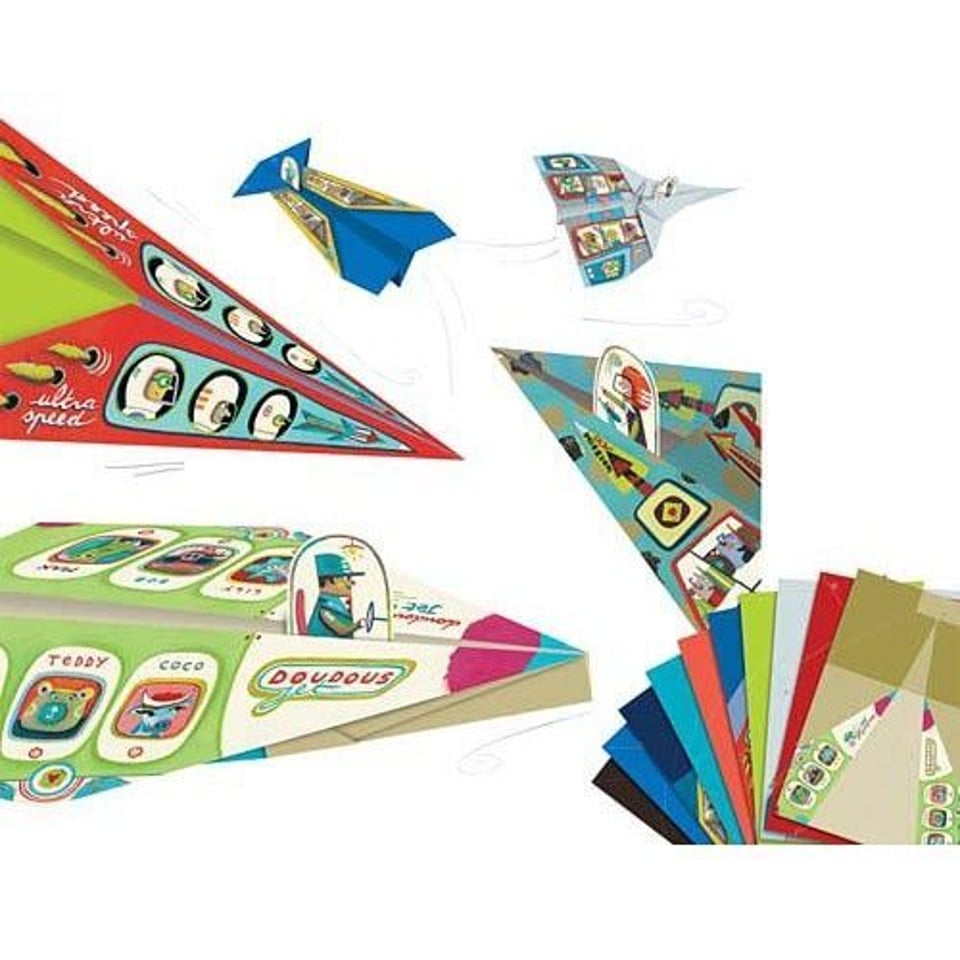 Djeco Vliegtuigen Vouwen (Origami)