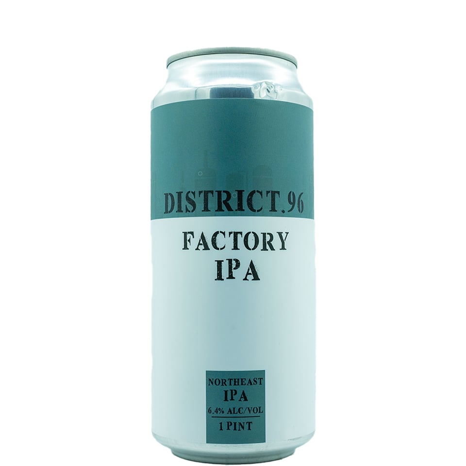 District 96 Brewing Co. Factory IPA