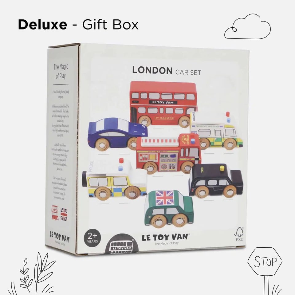 Le Toy Van London Car Set