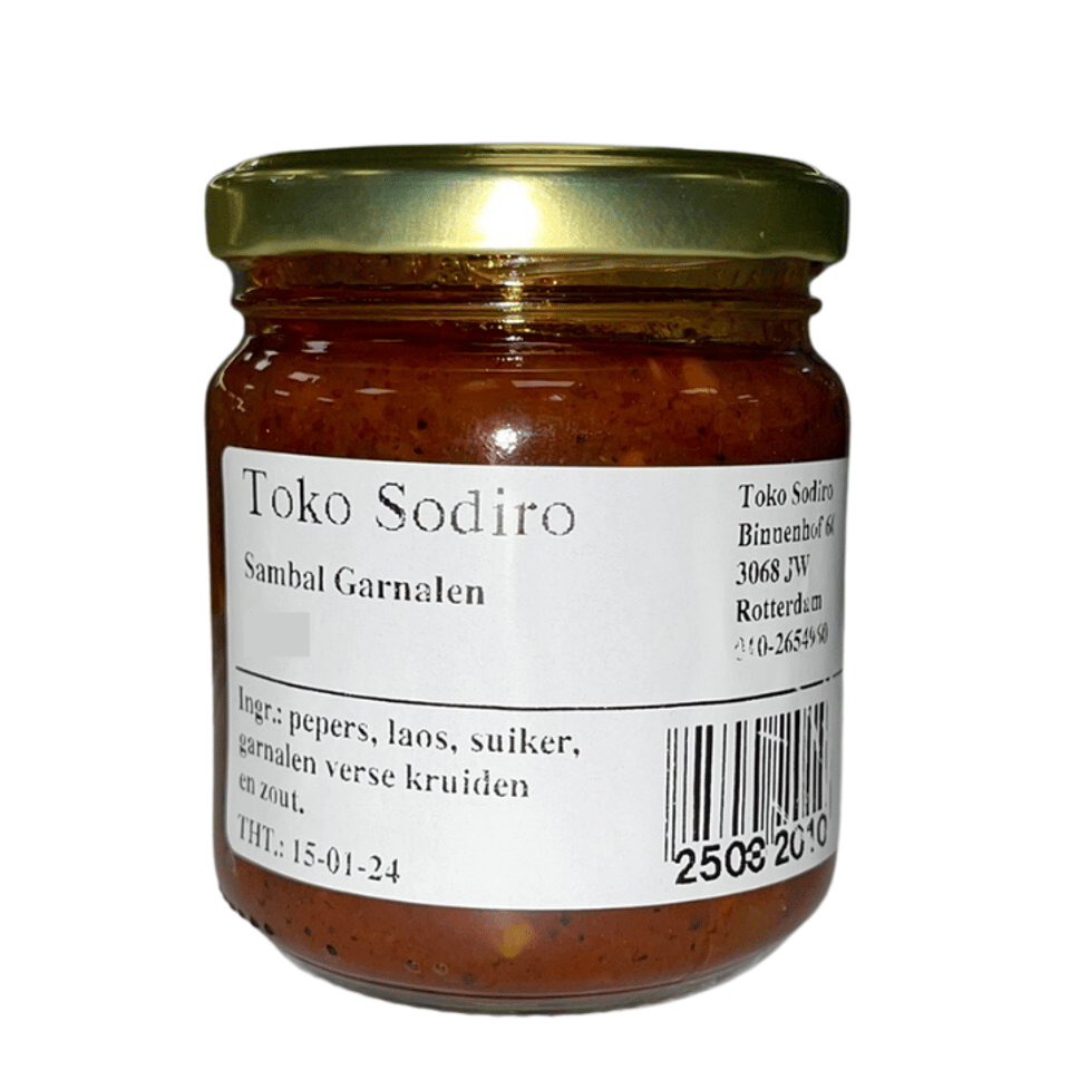 Sodiro Sambal Garnalen 200ml