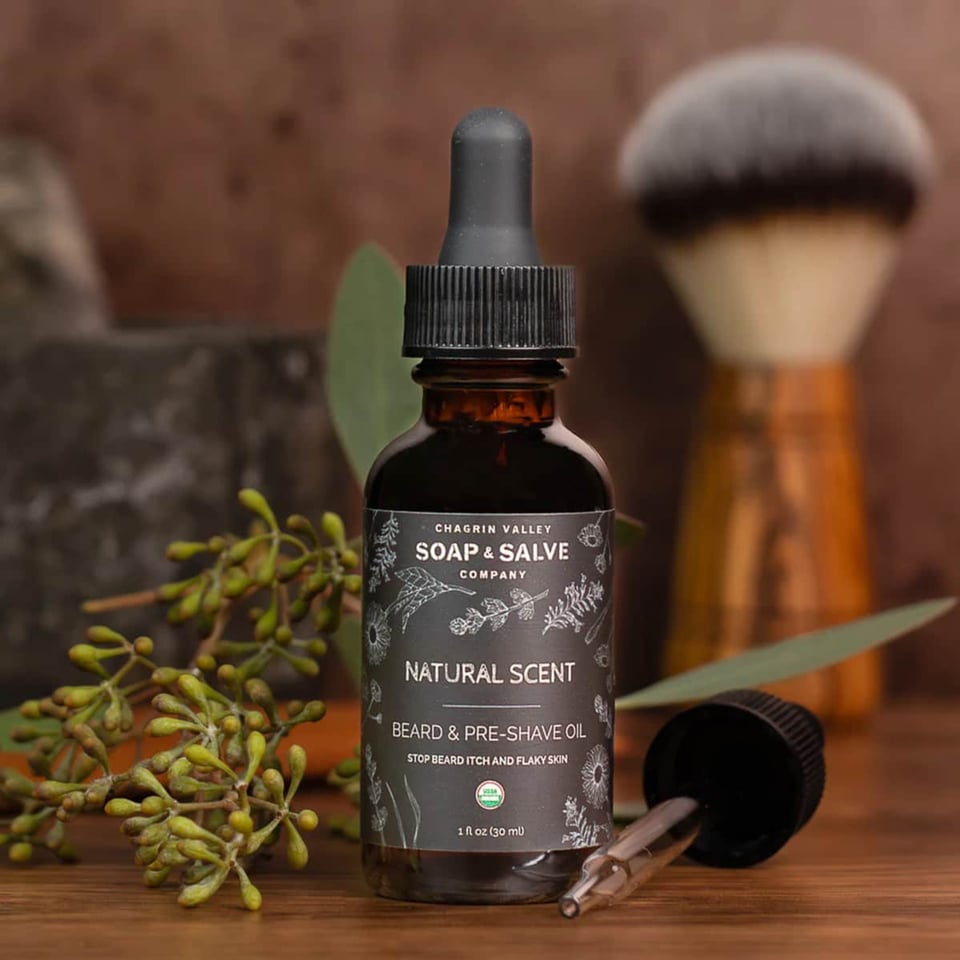 Chagrin Valley Beard & Pre-Shave Oil Natural Scent