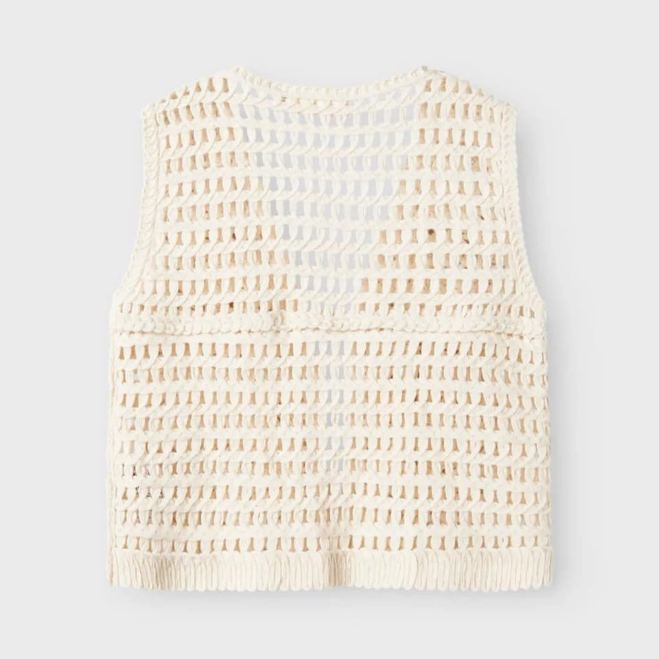 Lil' Atelier Knit Top Turtledove Melange