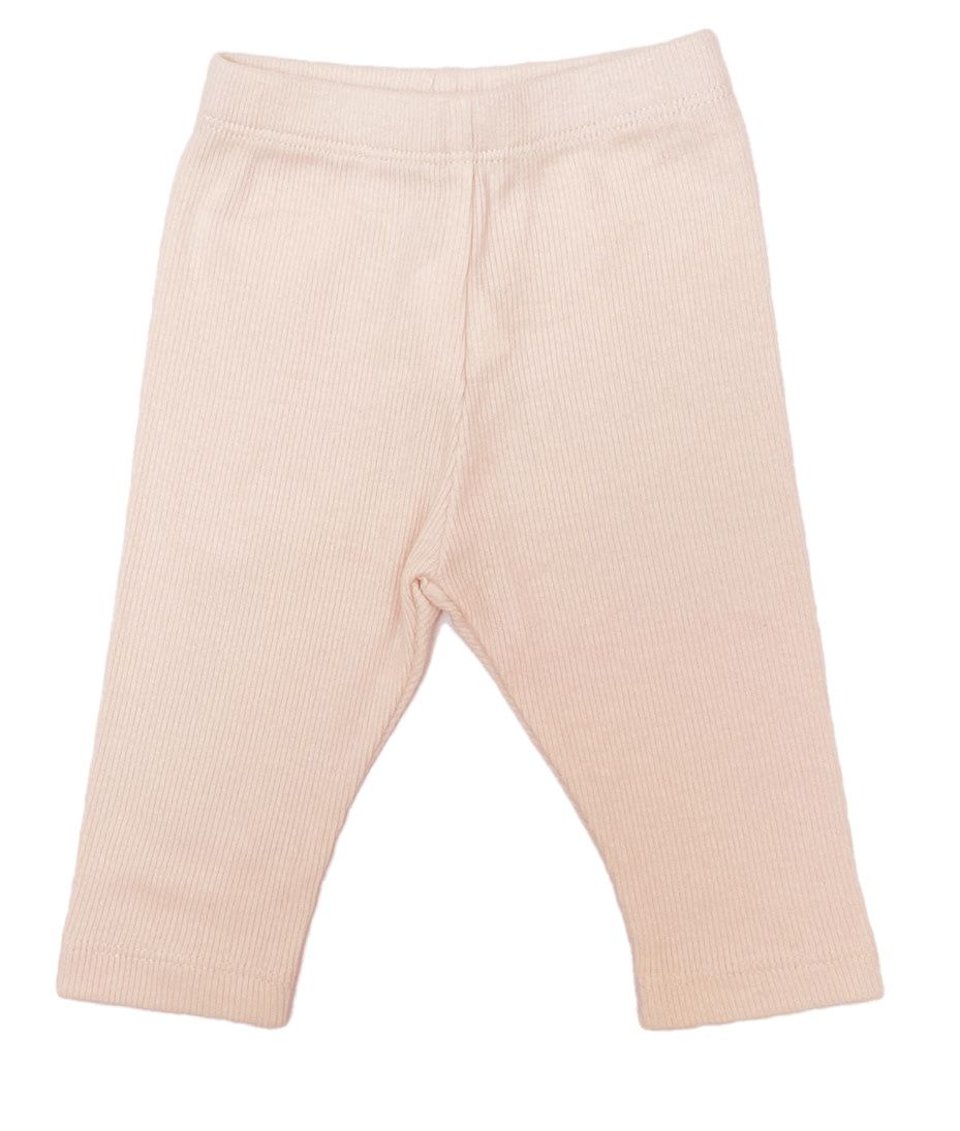 Broer & Zus Baby Legging Roze Rib