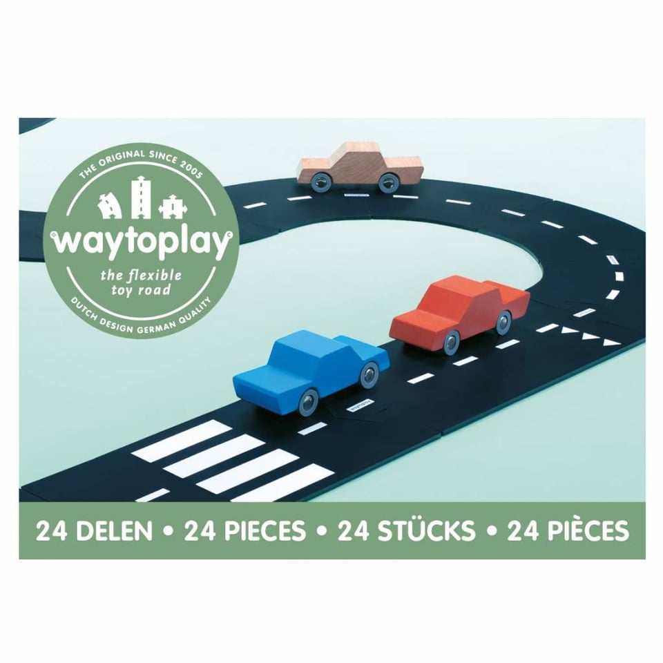 Waytoplay Flexibele Autobaan - 24 Delen