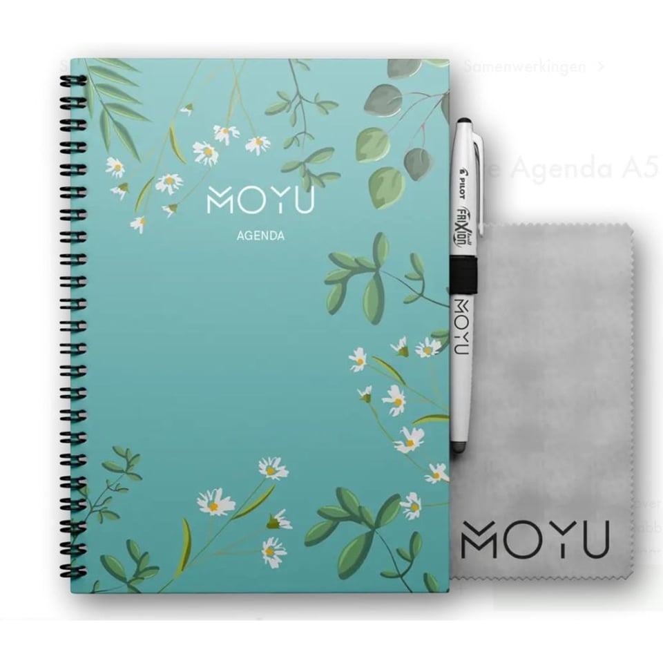 MOYU Agenda Dear Daisy Steenpapier Uitwisbaar A5 Ringband Agenda