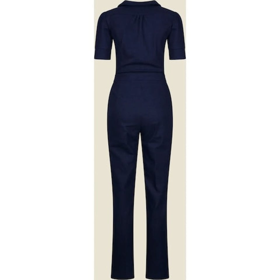 VERY CHERRY Classic Jumpsuit Delfino Dark Denim