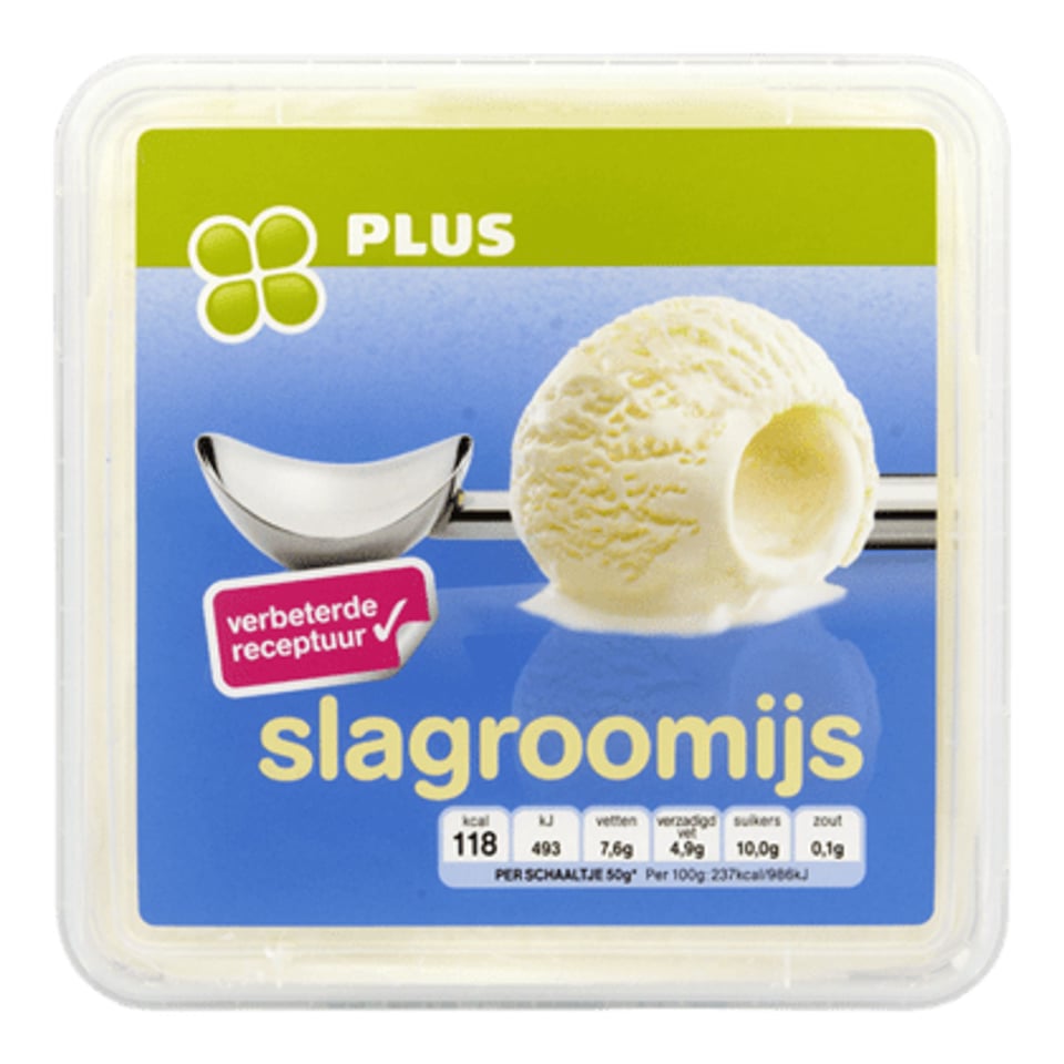 PLUS Slagroomijs