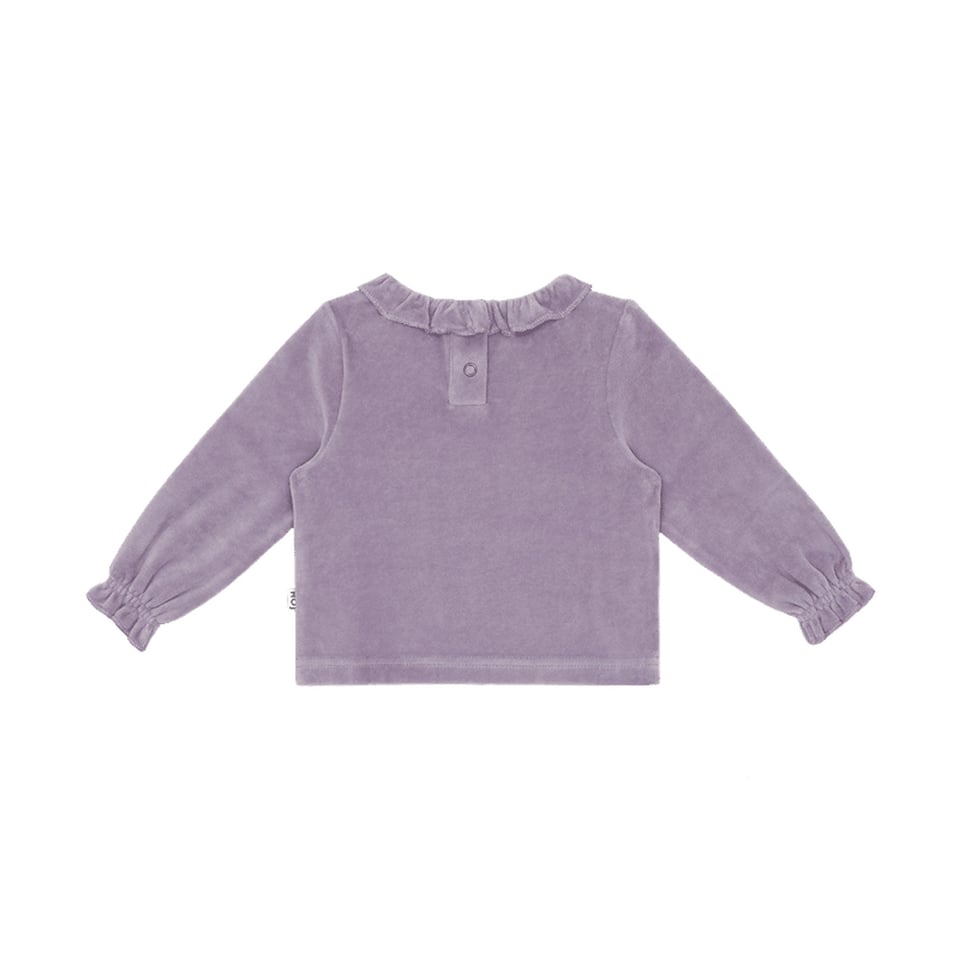 House of Jamie Baby Frill Collar Jumper Dusty Violet