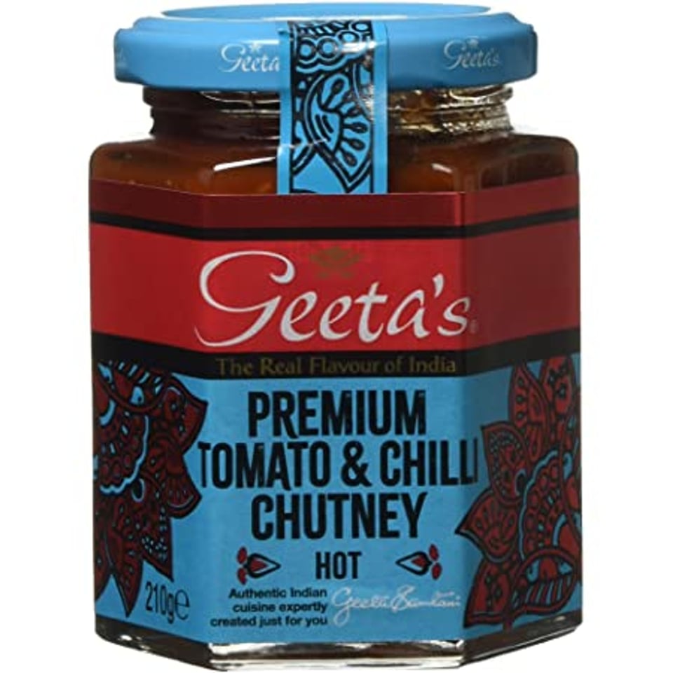 Geeta Tomato & Chilli Chutney Hot 210Gr