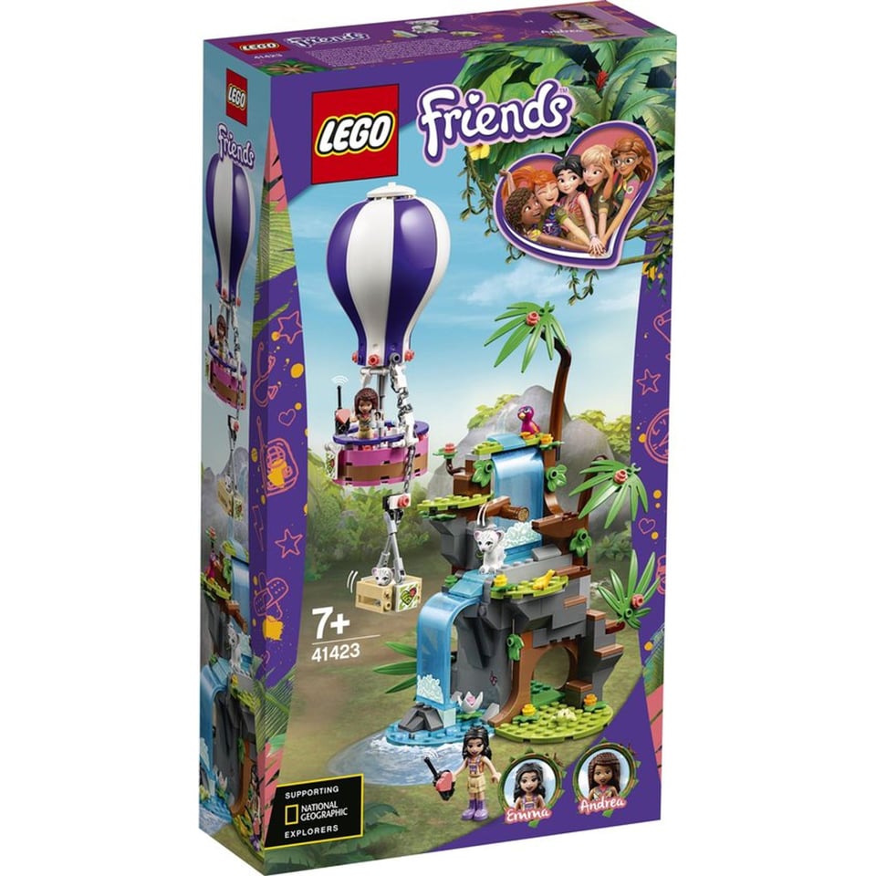 Lego Friends 41423 Tijger Reddingsactie Met Luchtballon in J
