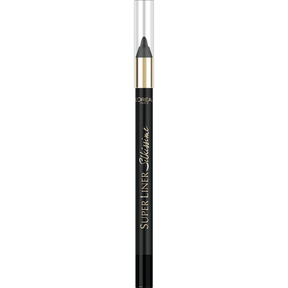 L'Oréal Super Liner Silkissime Waterproof Oogpotlood - 01 Seductive Black