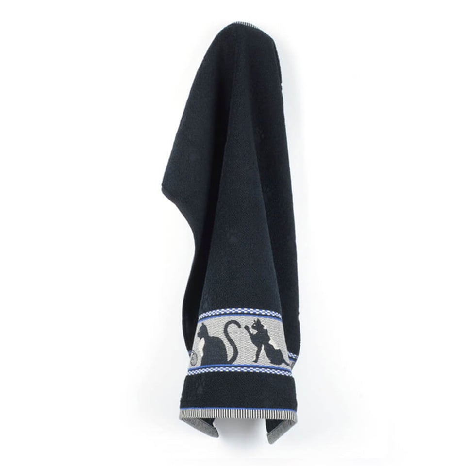 Handdoek Katten Zwart