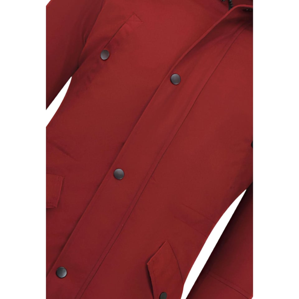 Parka Heren Winter - 7065 - Rood