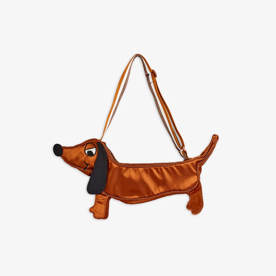 Mini Rodini Dog Crossbody Bag Brown