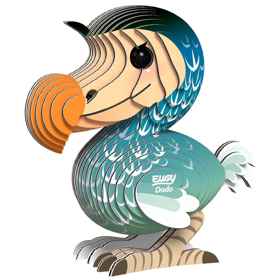 Eugy 3D Cardboard Model Kit Bird Life Dodo 6+
