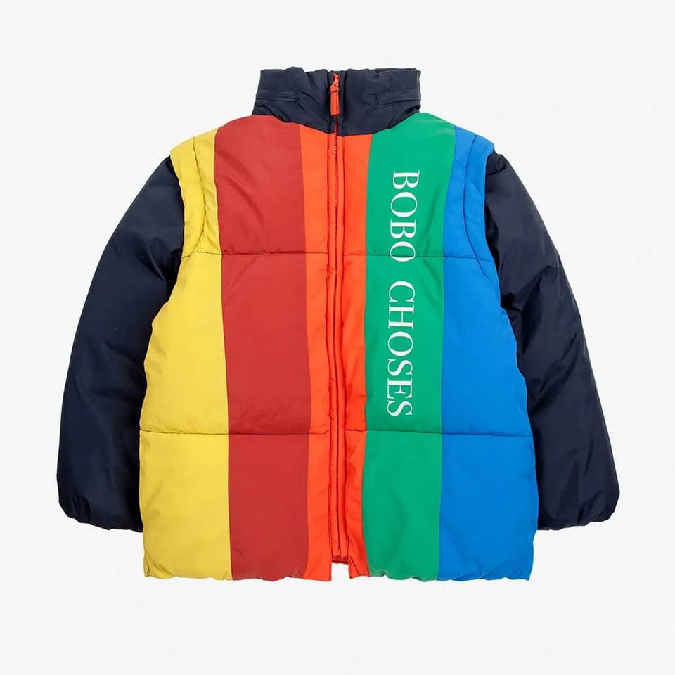 Bobo Choses Bobo Choses Color Block Padded Anorak