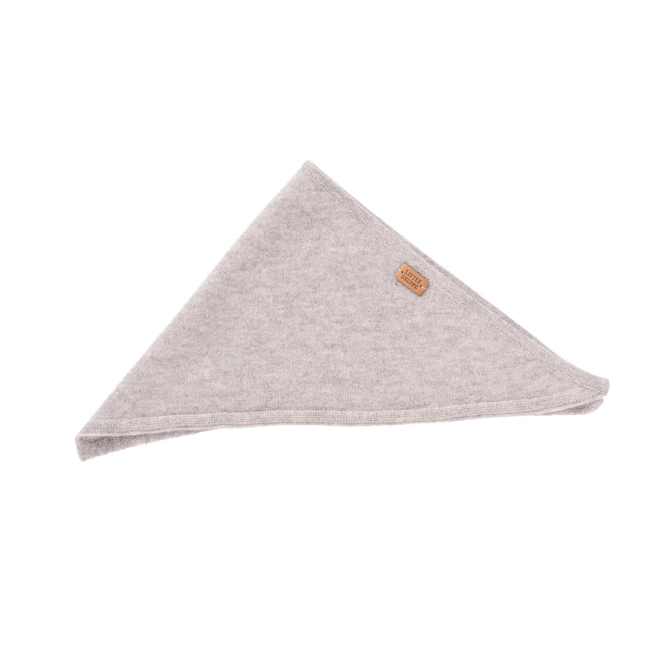 Little Steppe Baby & Kids Cashmere Triangle Scarf Grey