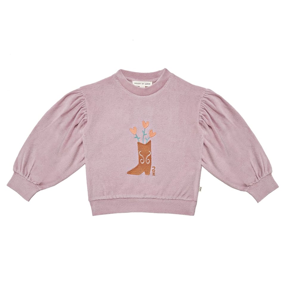 House of Jamie Balloon Sweater Rose Lilac