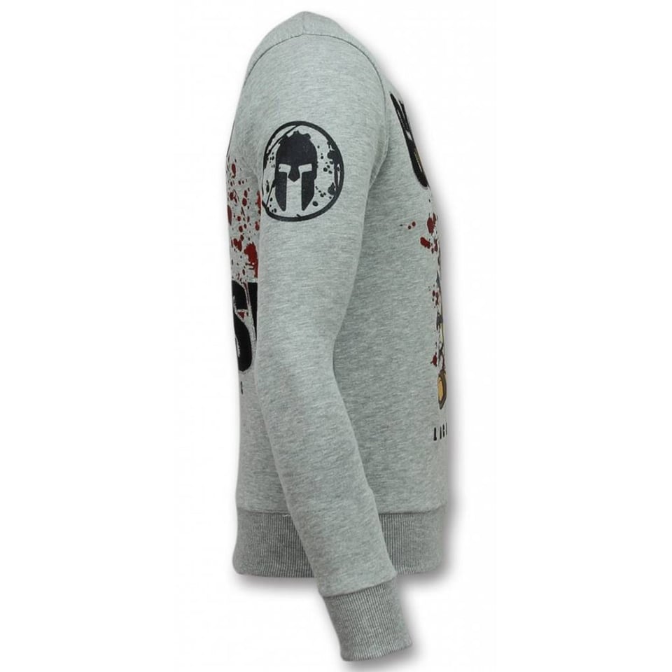 Glory Trui - Marvin Spartacus Sweater Heren - Grijs