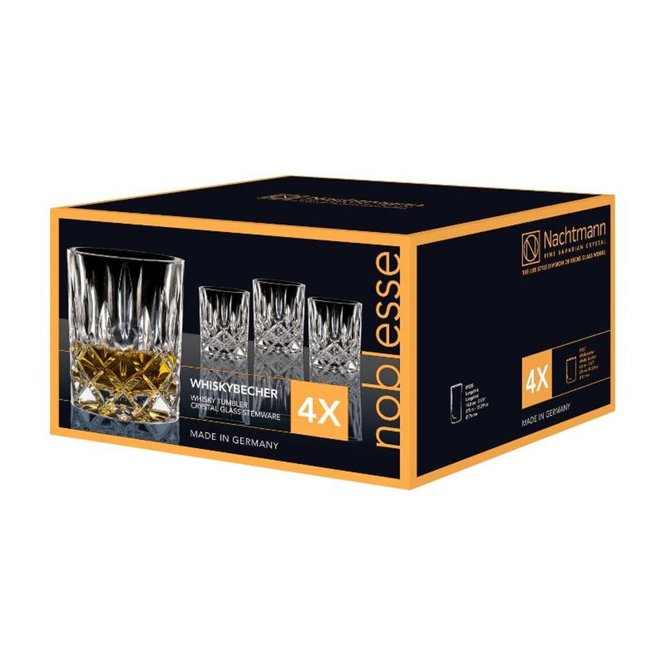 Nachtmann Noblesse Whiskyglazen Set Van 4