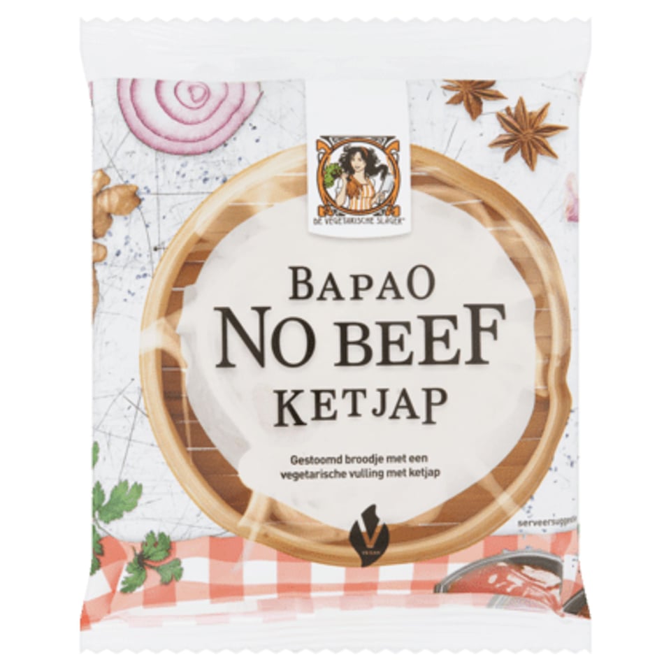 Vegetarische Slager Bapao No Beef Ketjap