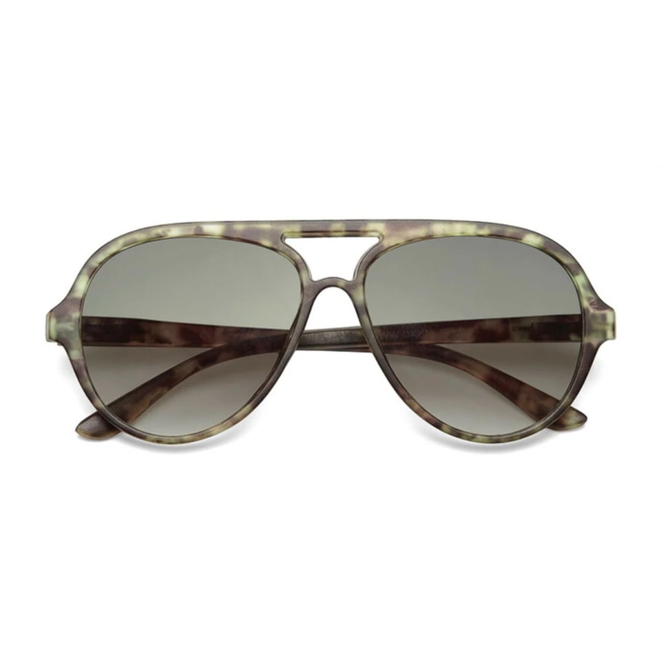 Zonnebril ALESSIO Aviator Camo Havana Green OK021-KH