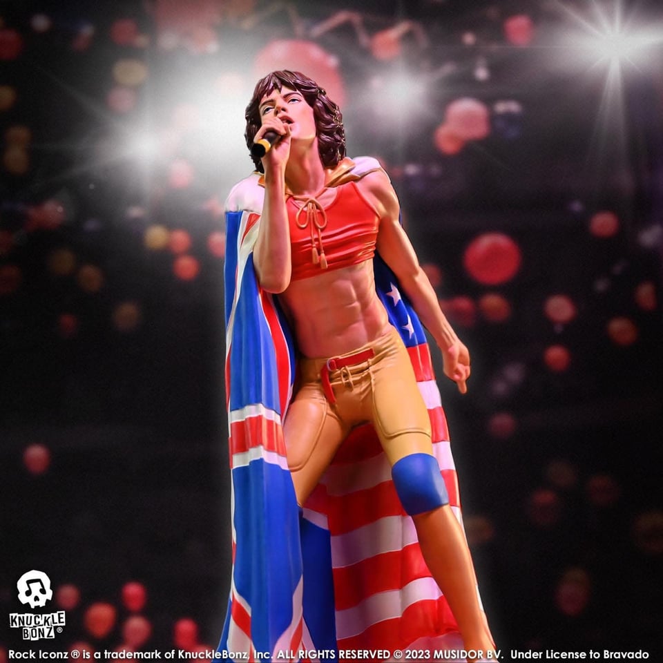 Rock Iconz - The Rolling Stones - Mick Jagger Beeld (Tattoo You Tour 1981)