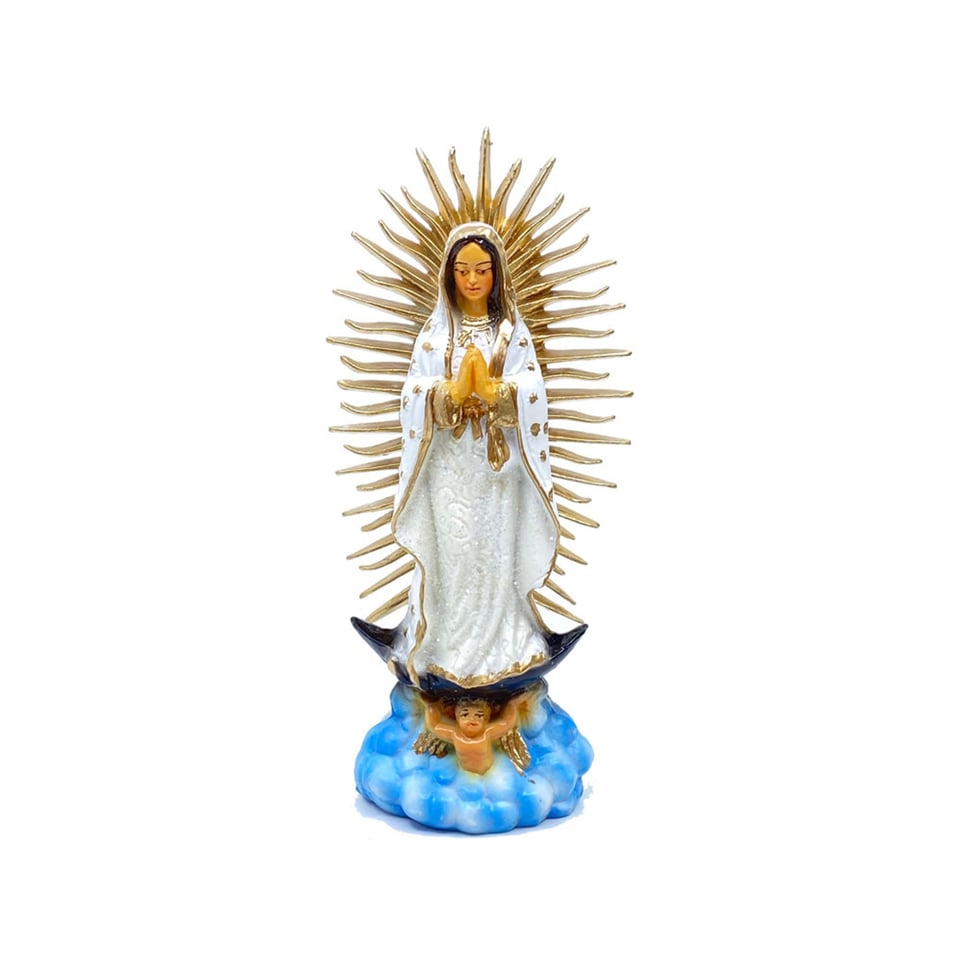 Beeldje Maria De Guadalupe Mexico 15cm in 4 Kleuren