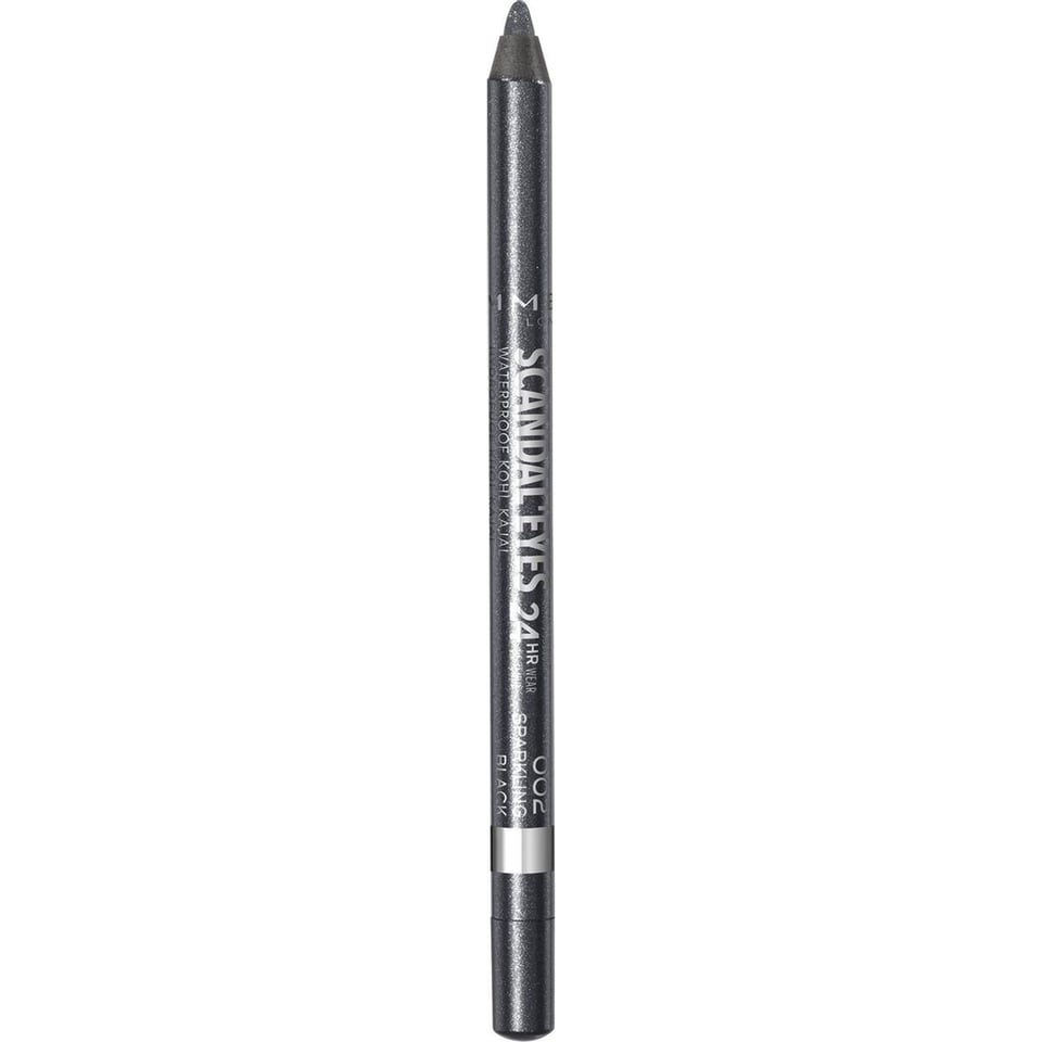 Rimmel London Scandal'Eyes Waterproof Kohl Pencil Oogpotlood Black Sparkle - Black