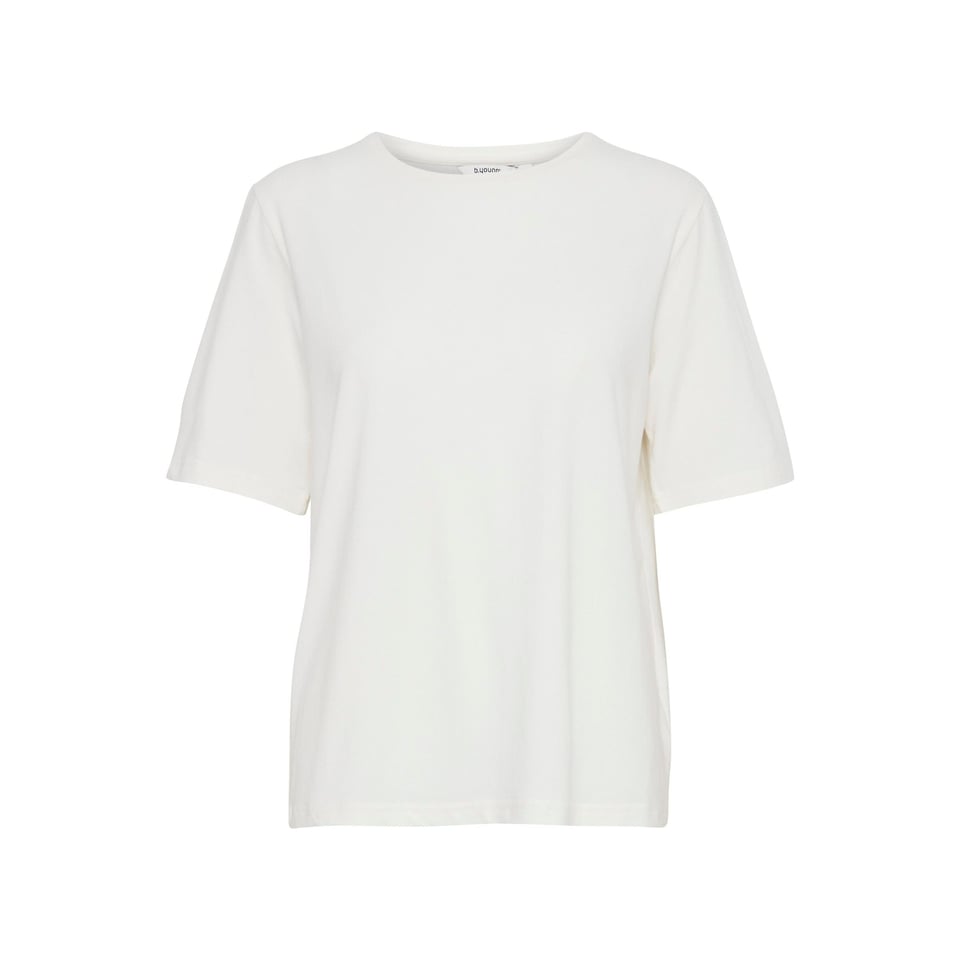 Modal Cotton Tee - Straight fit - White