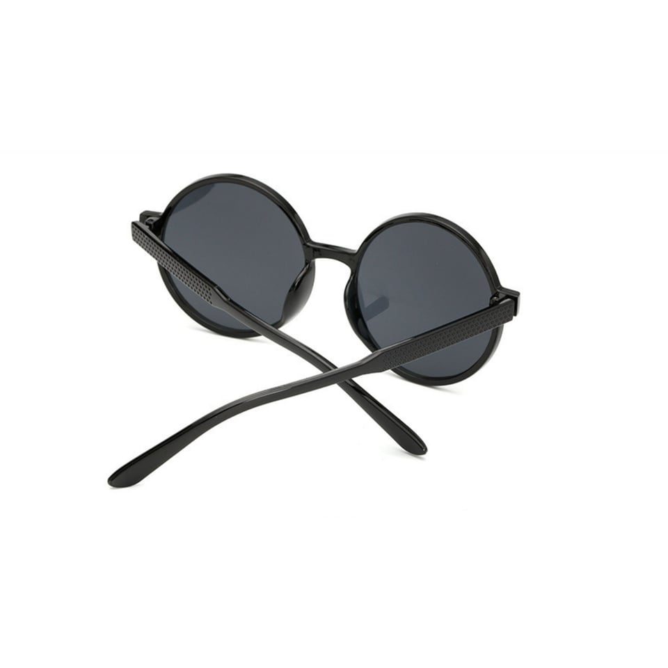 Dames zonebril /ronde zonnebril voor dames. Zwarte ronde zonnebril.
