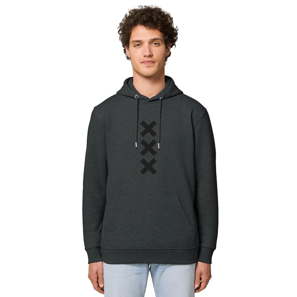 XXX Amsterdam Hoodie - Dark Heather Grey