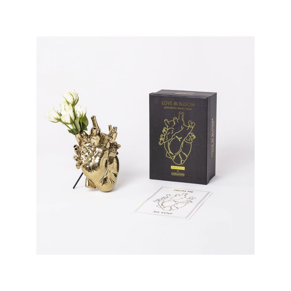Seletti- Love In Bloom Giant Gold Vase