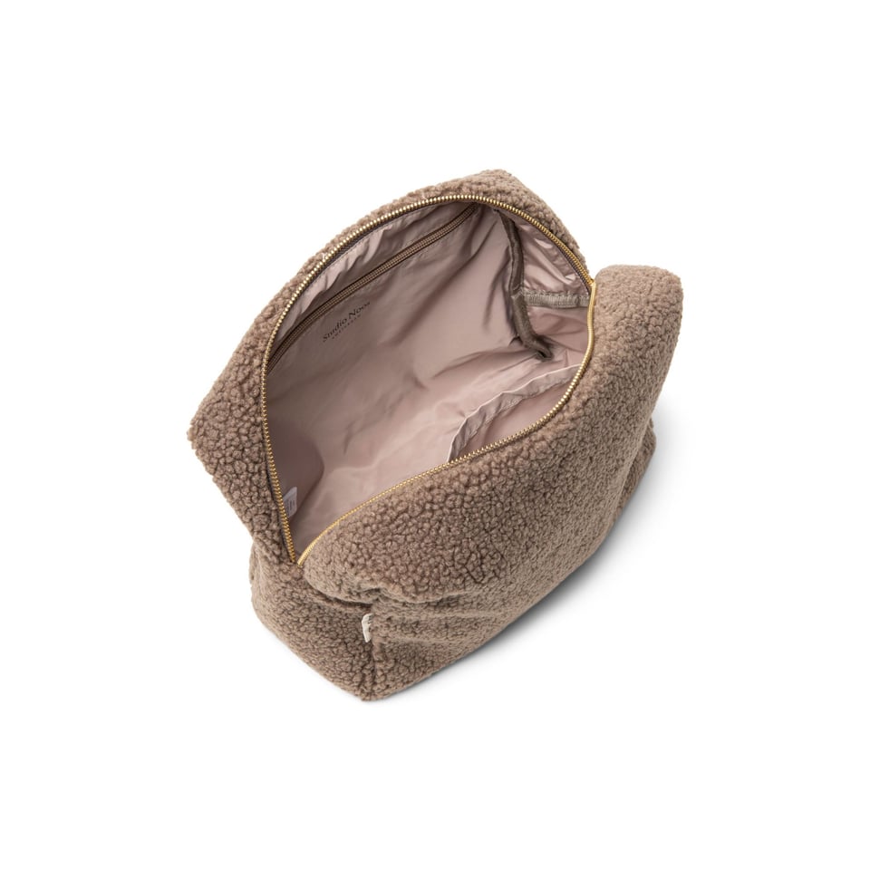 Teddy Toiletry Bag  Brown - Brown / OS