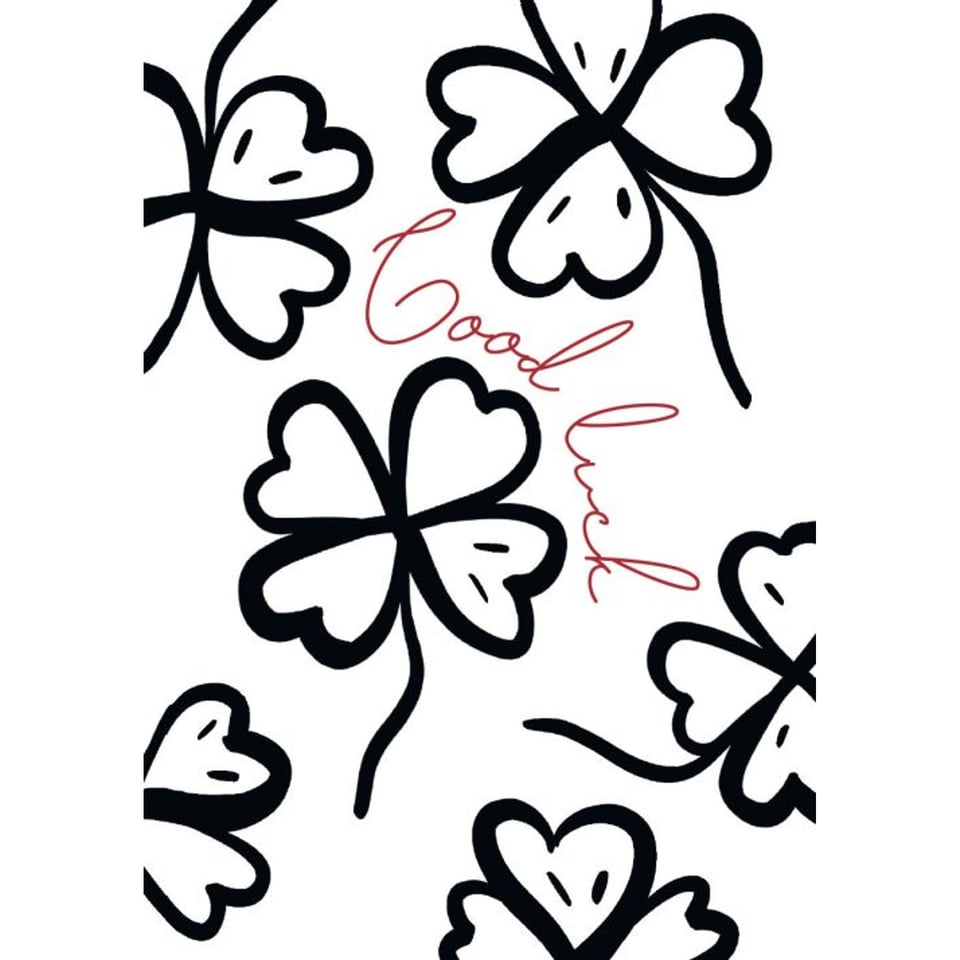 Context Cards Gevouwen Kaart- La Vie Est Belle Good Luck