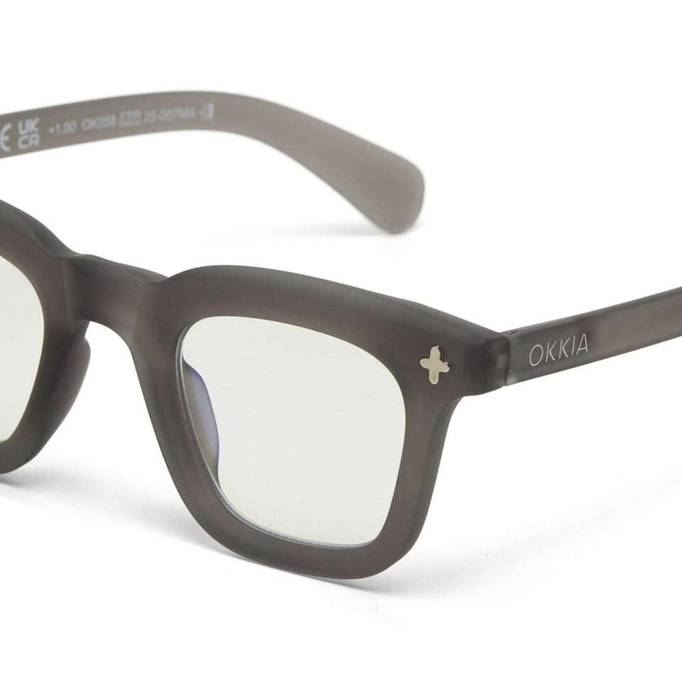 Leesbril FIRENZE Square Translucent Smoke OK058TSM