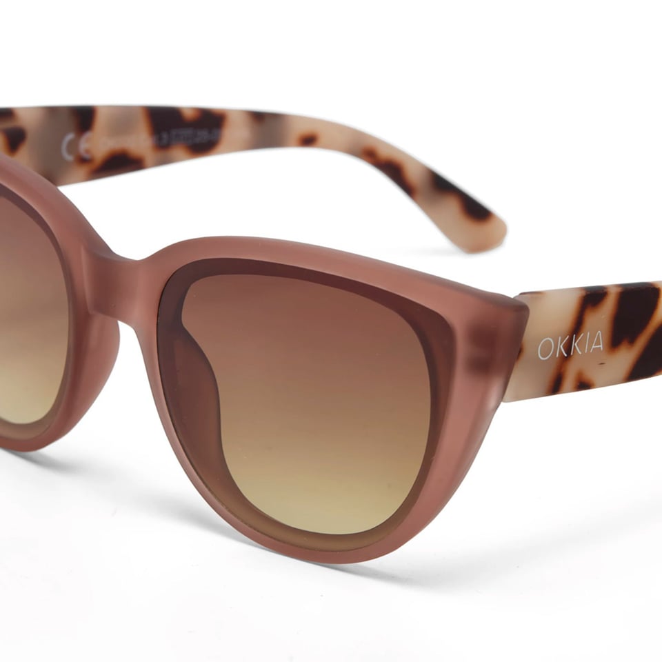 Zonnebril SILVIA Cat-Eye Pink Havana OK020-PH