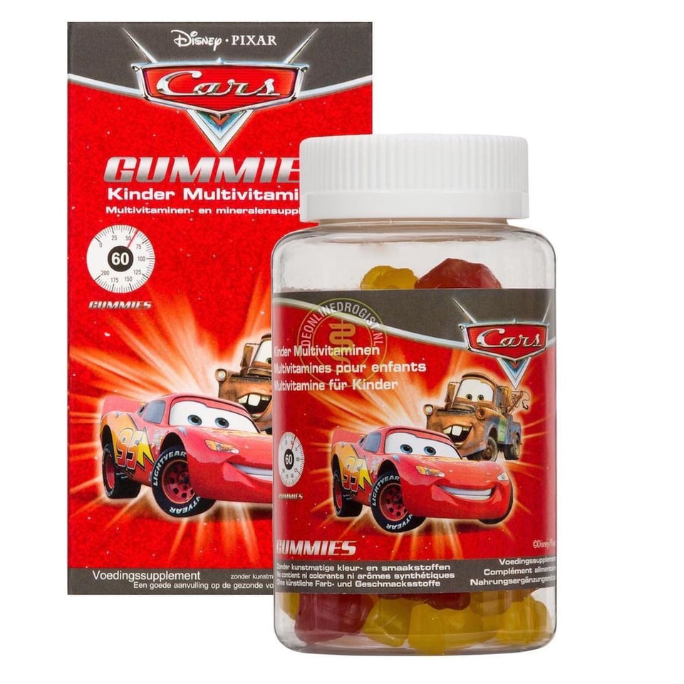 Disney Gummies Kinder Multivitaminen Cars - 60 Gummies - Voedingssupplementen