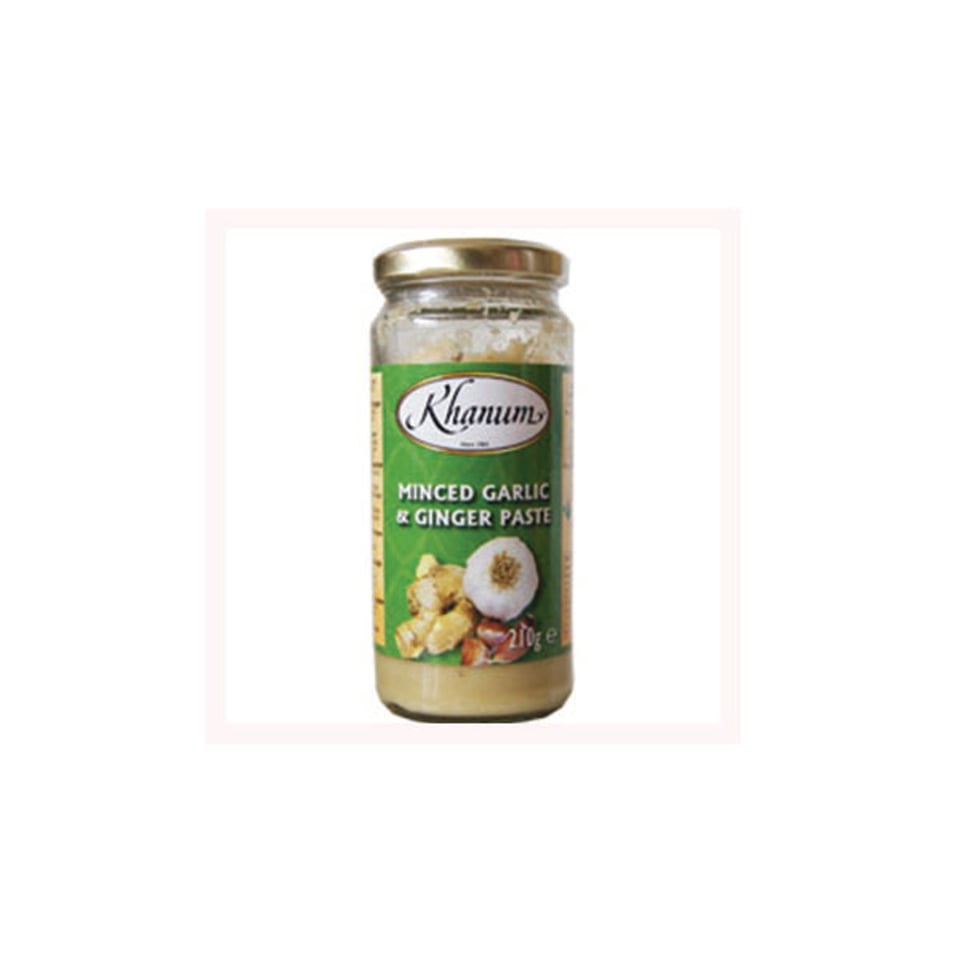 Khanum Ginger & Gralic Paste 210 Grams