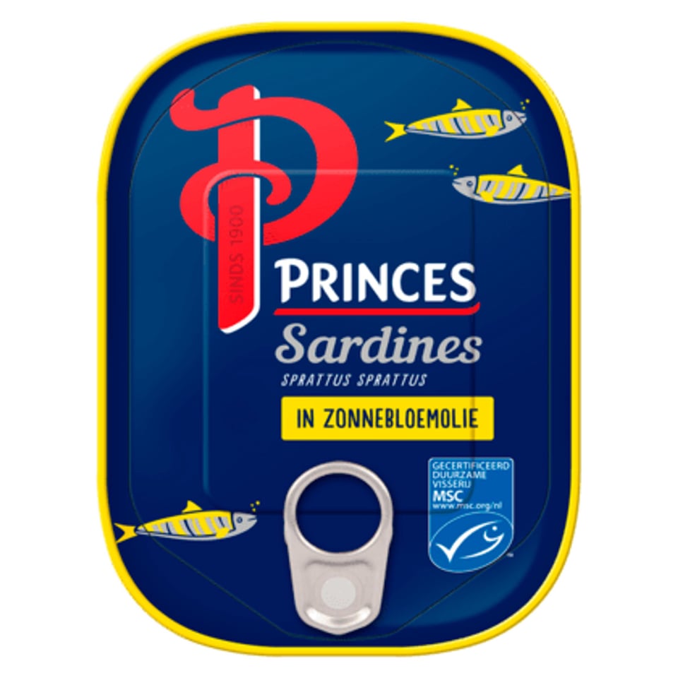 Princes Sardientjes in Zonnebloemolie