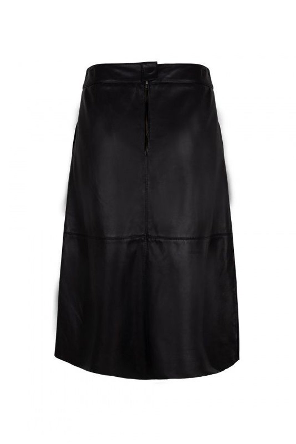 Pulson Leather Skirt - Black