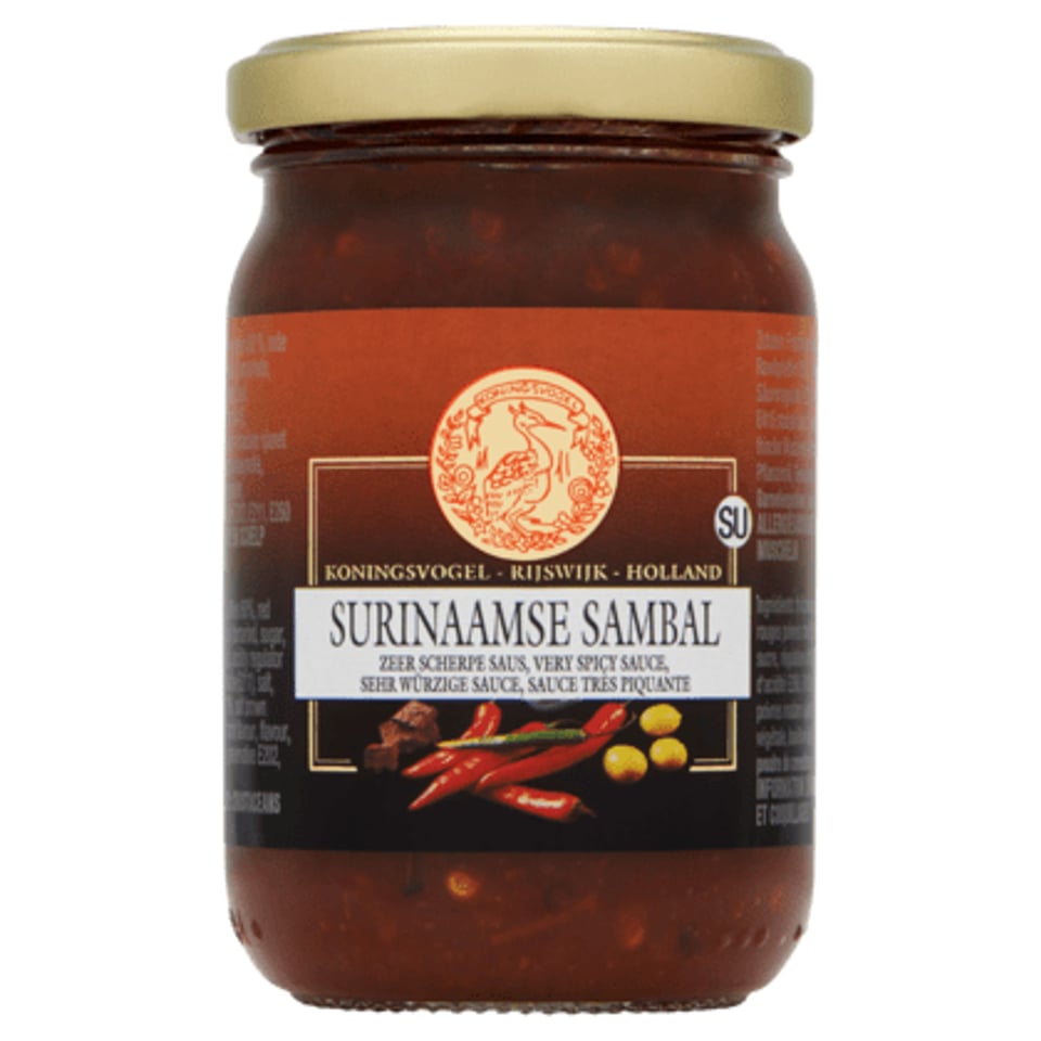 Koningsvogel Sambal Surinaams