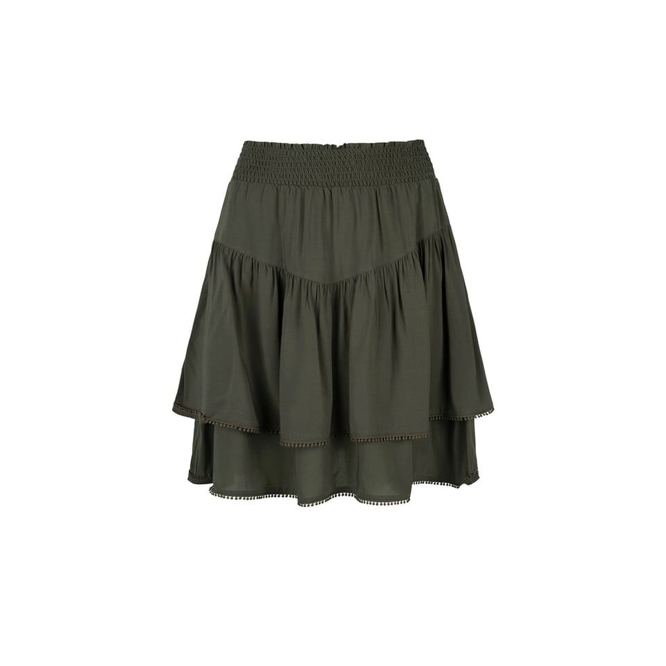 Dante6 Wonderous Pompom Skirt - Vetiver Green