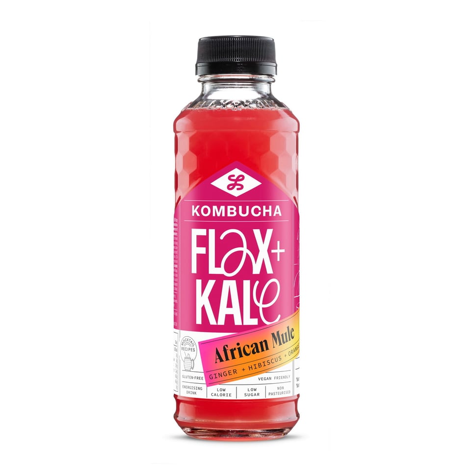 Flax+Kale Kombucha African Mule 400ml
