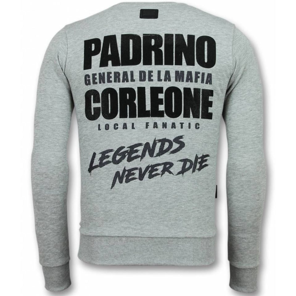 Padrino Trui - Godfather Sweater Heren - The Don - Grijs