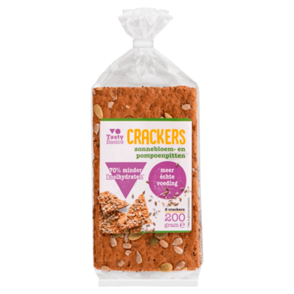 TastyBasics Cracker Zonnebloem Pompoenpit